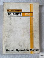 Triumph Dolomite 1850 Repair Operation Manual 1977 Engels, Ophalen of Verzenden