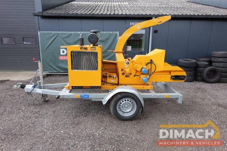 Shengmiao Hc6140 new wood chipper with trailer! DM1036, Zakelijke goederen, Machines en Bouw | Tuin, Park en Bosbouw, Hakselaar