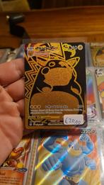 Pikachu Vmax Gold Pokemonkaart! (2x beschikbaar), Ophalen of Verzenden, Zo goed als nieuw