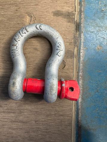 Harpsluiting 4 ton shackle beschikbaar voor biedingen