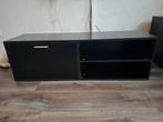 Zwart TV meubel met opbergruimte, Huis en Inrichting, Ophalen, Gebruikt, 25 tot 50 cm, Minder dan 100 cm