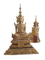 Ratanakosin Boeddha Herkomst Thailand 26 cm, Ophalen of Verzenden, Zo goed als nieuw