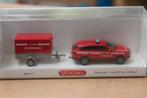 Wiking Audi Q7 feuerwehr met aanhanger, Ophalen of Verzenden, Zo goed als nieuw, Auto, Wiking