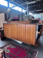 Vintage highboard kast teak, Ophalen, Gebruikt, C, X