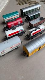 Fleischmann 9 Wagonnen Modelbouw Trein Esso Heineken asg, Hobby en Vrije tijd, Gelijkstroom, Fleischmann, Wagon, Ophalen of Verzenden
