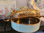 3 vintage messing enamel armbanden set, Sieraden, Tassen en Uiterlijk, Armbanden, Ophalen of Verzenden, Zo goed als nieuw