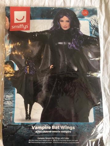 Vampier Bat Wings met kraag, één maat passend voor iedere vo beschikbaar voor biedingen