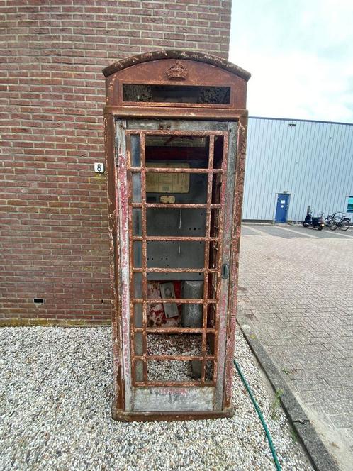 Originele Engelse telefooncel – 240 x 90 x 90 cm, Tuin en Terras, Tuinbeelden, Gebruikt, Overige typen, Overige materialen, Ophalen
