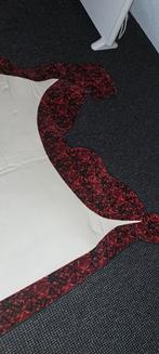 Tunnelhoes fh4 fh5 deense pluche rood met skai crème, Ophalen of Verzenden, Volvo, Interieur en Bekleding