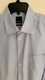 DANIEL HECHTER. Mooi blauw Streepjesoverhemd. Mt 42.als nw., Ophalen of Verzenden, Zo goed als nieuw, Blauw, Halswijdte 41/42 (L)