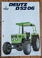 Deutz 5206 folder, Boeken, Catalogussen en Folders, Ophalen of Verzenden, Zo goed als nieuw