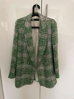 Zara boucle blazer groen maat XS, Ophalen of Verzenden, Zo goed als nieuw, Maat 34 (XS) of kleiner, Groen