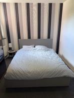 IKEA Malm Bed Grijs - inclusief matras (160x200), Huis en Inrichting, Ophalen, Gebruikt, Tweepersoons, 200 cm