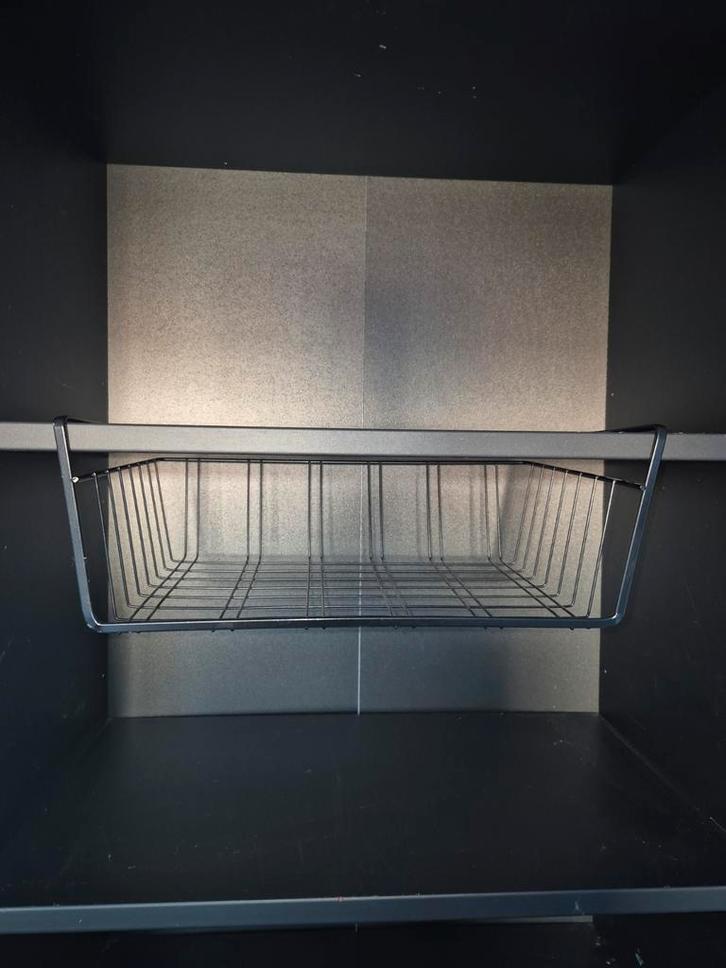 2 Handige mandjes voor kastplanken, Huis en Inrichting, Woonaccessoires | Kisten, Nieuw, Minder dan 50 cm, Minder dan 50 cm, Minder dan 50 cm