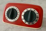 Vintage Amco Two Timer kookwekker, Rood, Ophalen of Verzenden, Huis en Inrichting