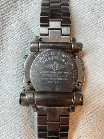Breitling kast+glas, incomplete band - Onderdelen beschikbaar voor biedingen