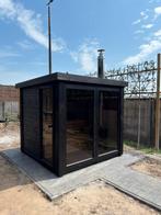 Combi deal, Panorama buitensauna met full option hottub, Ophalen of Verzenden, Nieuw