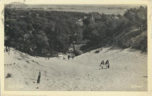 Schoorl - klimduin [KRST005-6672, Verzamelen, Ansichtkaarten | Nederland, Gelopen, Noord-Holland, 1940 tot 1960, Verzenden