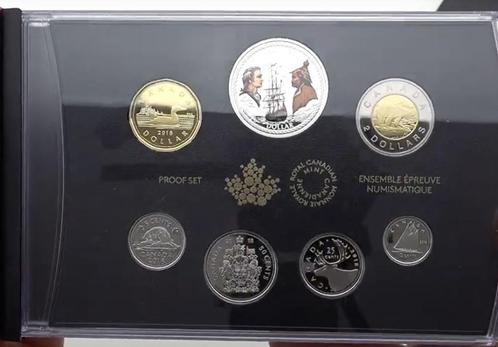 Canada - Captain Cook at Nootka Sound S.E Silver Proofset, Postzegels en Munten, Munten | Amerika, Setje, Noord-Amerika, Zilver
