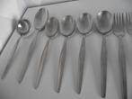29 vintage SOLA PAOLA bestek 10 taartvork RVS 1940-1960 p st, Ophalen of Verzenden