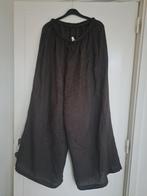 Heerlijke wijde bruine linnen broek (valt als 44/46/XXL), Verzenden, Zo goed als nieuw, Bruin, Lang