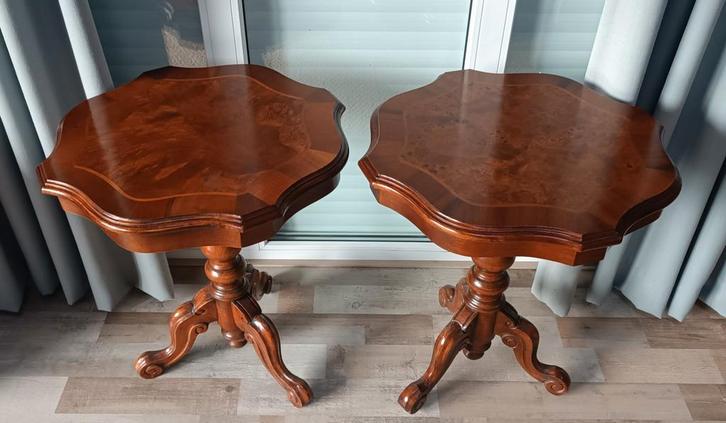 Antieke Bijzettafels - Set van 2, Antiek en Kunst, Antiek | Meubels | Tafels, Ophalen