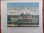 28 / Lustplaats Katwijk en 't Zand Gravure uit 1732, Antiek en Kunst, Ophalen of Verzenden