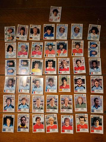 Panini WK82 World Cup 1982 43 stuks (2 dubbel) beschikbaar voor biedingen