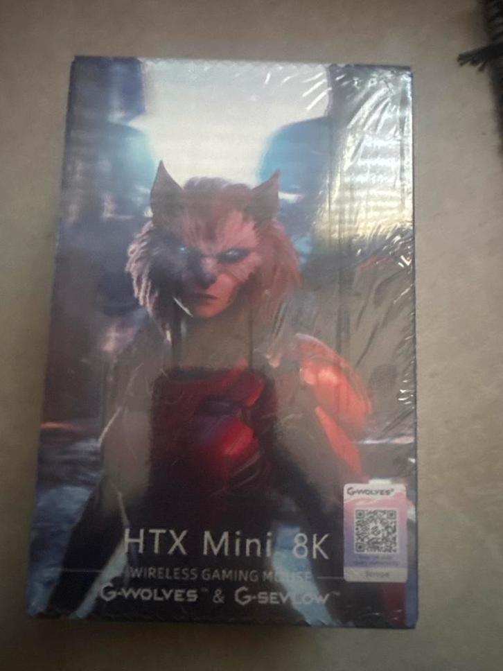 Nieuwe G-Wolves HTX Mini 8K Gaming Muis - Verzegeld!, Computers en Software, Muizen, Nieuw, Muis, Rechtshandig, Draadloos, Gaming muis