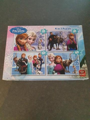 Disney Frozen King Puzzels 4 in 1 beschikbaar voor biedingen