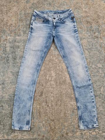 G-star raw 3301 skinny W28 L32 WMN Tulsi2832 Blauw  beschikbaar voor biedingen