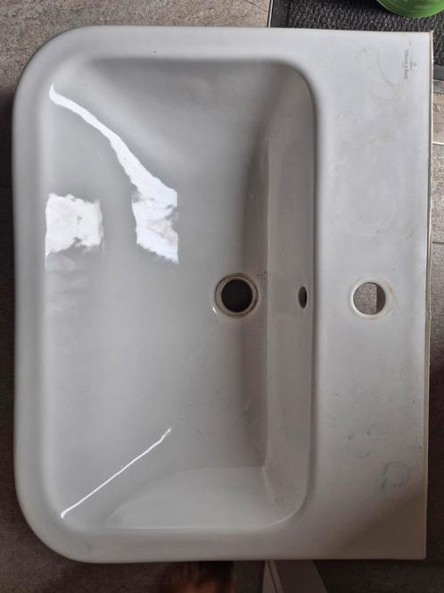 wastafel en bijpassende spiegel, Huis en Inrichting, Badkamer | Badkamermeubels, Nieuw, Wasbak of Wastafel, Minder dan 100 cm