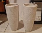 Mooie vazen (2) ong. 30 cm hoog, 12 cm doorsnee, Overige kleuren, Ophalen of Verzenden, Minder dan 50 cm, Glas