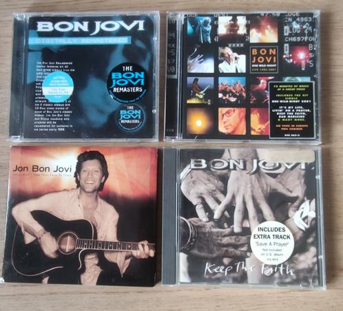 4 cd's van BON JOVI, Cd's en Dvd's, Cd's | Rock, Zo goed als nieuw, Ophalen of Verzenden