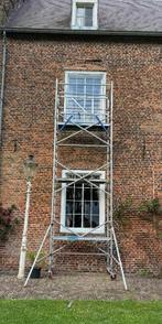 Steiger TE HUUR 7,2 werkhoogte (Inc transport en op-afbouw), Doe-het-zelf en Verbouw, Steigers, Ophalen of Verzenden, Zo goed als nieuw