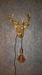 Gouden Herten Wandlamp - Dierenkop Decoratie, Ophalen