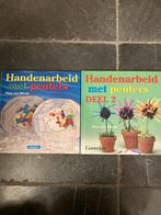Handenarbeid met peuters - 2 boeken, Ophalen of Verzenden, Zo goed als nieuw, Scrapbooking en Knutselen, Geschikt voor kinderen