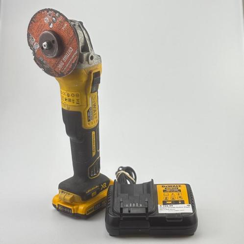 DeWalt DCG405 Haakse Slijper Incl 2.0ah Accu, Doe-het-zelf en Verbouw, Gereedschap | Slijpmachines, Zo goed als nieuw