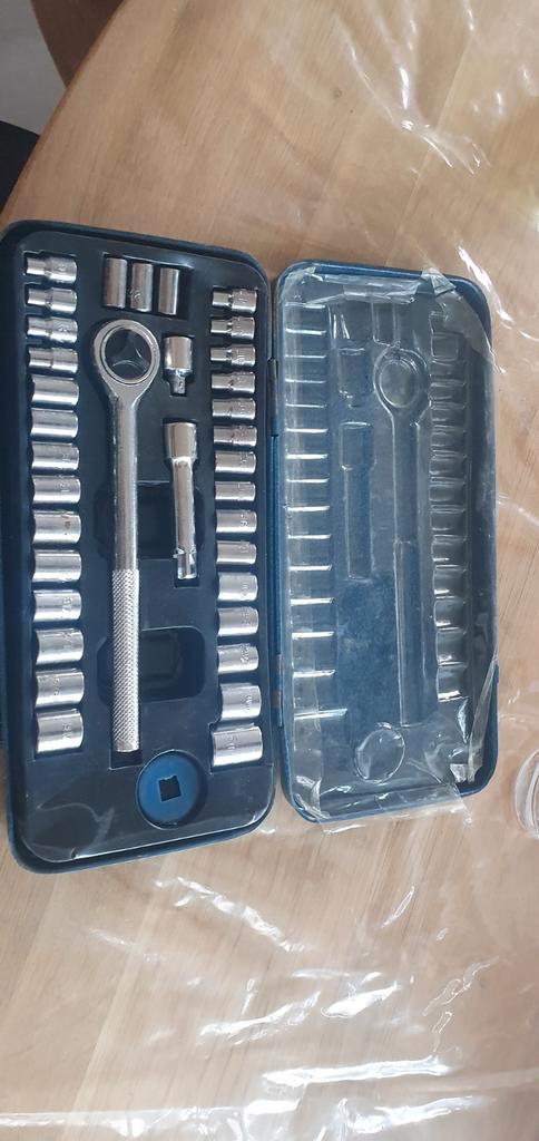 35-delige Doppenset - Inch & MM, Auto diversen, Autogereedschap, Gebruikt, Ophalen