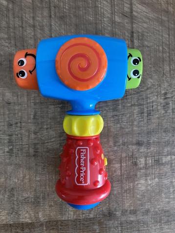Fisher-Price Schud en giechel hamer met geluid. PRIMA staat. beschikbaar voor biedingen