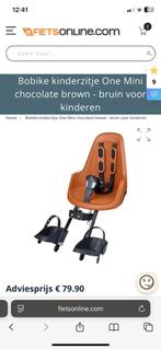 Complete Bobike set voorzitje achterzitje, Verzenden, Gebruikt