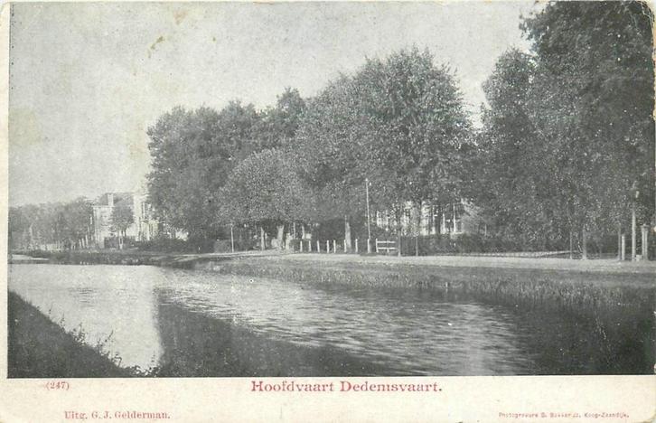 701223035 Dedemsvaart Hoofdvaart, Verzamelen, Ansichtkaarten | Nederland, Overijssel, Voor 1920, Verzenden