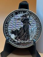 Tube 25oz Britannia 2025 zilver - zilveren munten, Ophalen of Verzenden, Zilver