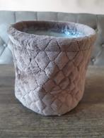 Plantenmand taupe/ rozekleurig, Ophalen of Verzenden, Zo goed als nieuw, Overige materialen