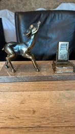Hert Bambi vintage eeuwig durende kalender. Marmeren voet., Ophalen of Verzenden