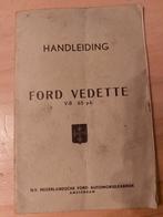 Ford Vedette V8 65pk Handleiding, Ophalen of Verzenden
