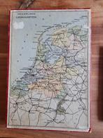 Vintage puzzels Nederland legkaarten uit 1935, Ophalen of Verzenden, 1800 tot 2000, Nederland, Landkaart