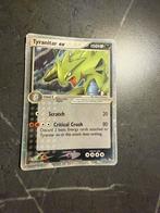 Pokemon Tyranitar ex Holo 17/17, Ophalen of Verzenden, Gebruikt