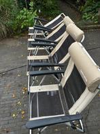 4 kampeerstoelen, Caravans en Kamperen, Kampeermeubelen, Ophalen, Gebruikt, Campingstoel