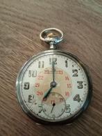 Zilveren Zakhorloge 0,800 Amsterdam Sta op de Plaat, Overige merken, Zakhorloge, Gebruikt, Ophalen of Verzenden